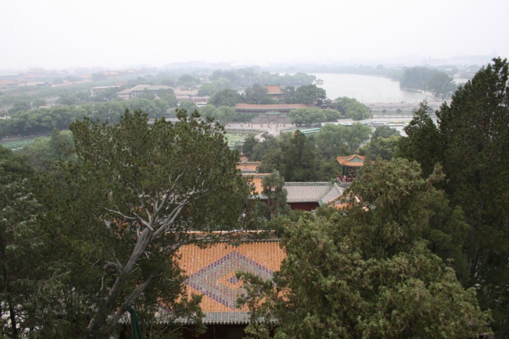 Beijing China transit 240 jam tanpa visa wisata White Pagoda pemandangan kota